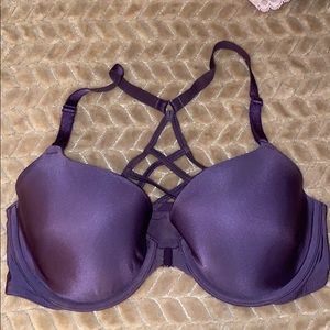 VS Lined Demi racer back front closure